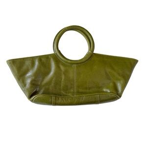 Y2K Aldo Olive Green Small Leather Handbag